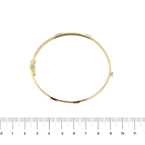 Bracelet Bracelet rigide trois ors 58 Facettes 39829