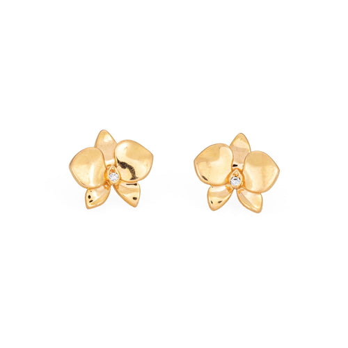 Boucles d'oreilles CARTIER - Boucles d'oreilles Caresse d'Orchidées or jaune, diamant 58 Facettes G13770