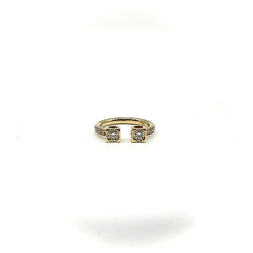 Bague Bague Dinh Van Cube or jaune et diamants 58 Facettes
