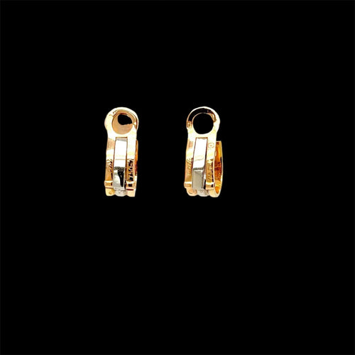Boucles d'oreilles Cartier 2 C Trinity Gold Clip-on Earrings 58 Facettes