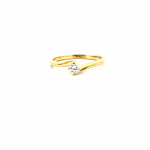 Bague 54 Solitaire Or Jaune Diamant 58 Facettes 85-GS35023-2