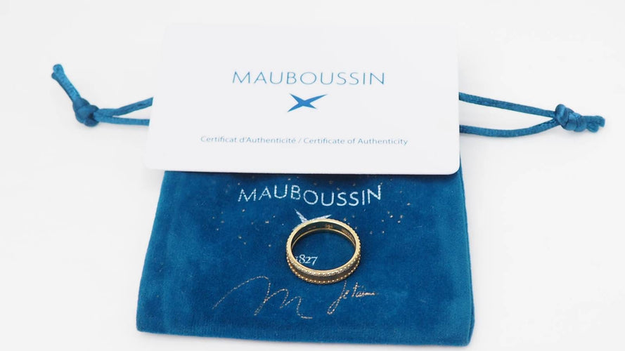 Bague 52.5 Bague Mauboussin "La vie Parisienne" or jaune et diamants 58 Facettes 32840