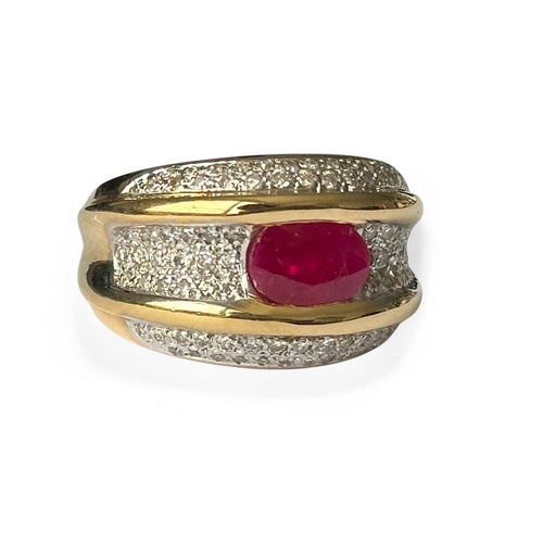 Bague 54 Bague rubis diamants 58 Facettes 329
