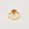 Bague 61 Bague or jaune, rubis et diamants 58 Facettes GU253