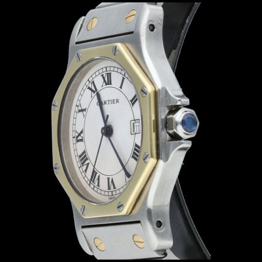 Montre Cartier Montre Santos Octagon 58 Facettes MT40662