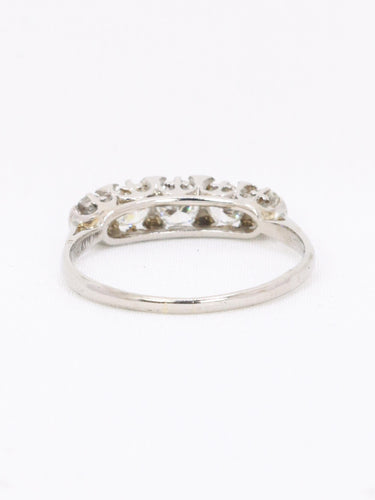 Bague 54 Bague jarretière Art Deco diamants 58 Facettes 1163.7