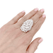 53 Bague Messika, diamants navette, or blanc. 58 Facettes 34217