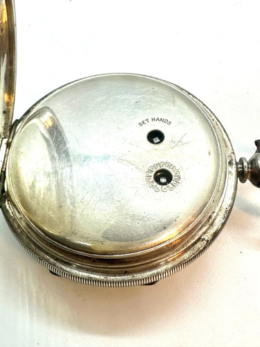 Montre Chronomètre de poche anglais de prestige – S. Lichtenstein Manchester 58 Facettes