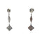 Boucles d'oreilles Geometric Diamond Drop Earrings 58 Facettes UN0151