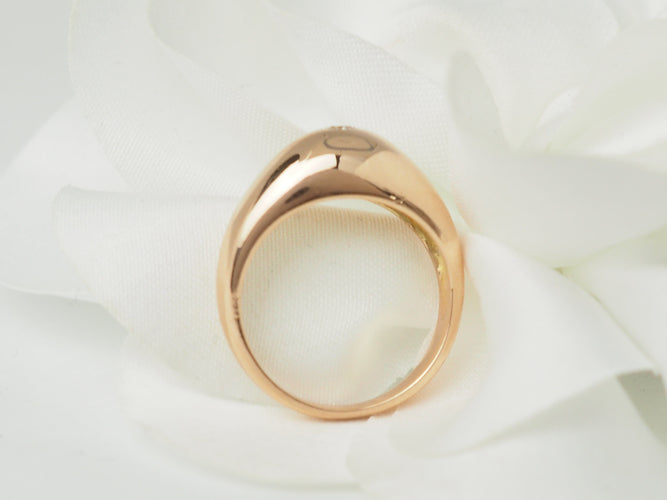 Bague 47 Bague jonc en or jaune et diamant 58 Facettes 33472