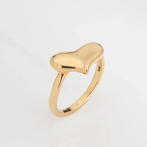 Bague 53 Angela Cummings - Bague Coeur Vintage Or Jaune 58 Facettes G13407