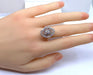 Bague 51 Bague or blanc diamants 58 Facettes AB429