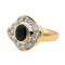Bague 54 Bague Pompadour Or jaune Saphir, Diamant 58 Facettes 2560745CN