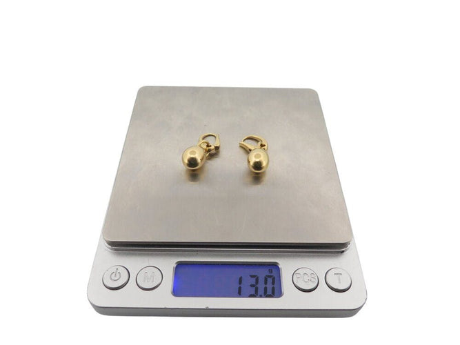 Boucles d'oreilles boucles d'oreilles POMELLATO es gouttes or jaune 18k 13gr s 58 Facettes 268882