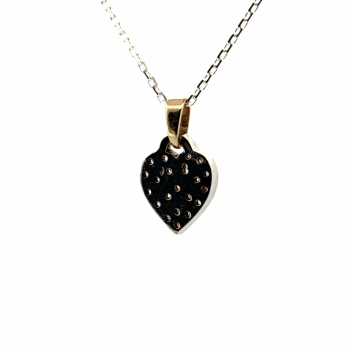 Pendentif Pendentif Coeur Or blanc 18 k & Diamants 58 Facettes 2-PEF3-GS35307-5