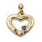 Pendentif Pendentif Coeur Or jaune Saphir 58 Facettes 3288214CN
