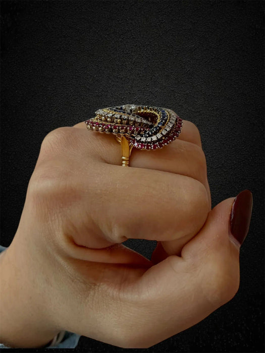 Bague Magnifique bague spirale Dolce Vita vintage 58 Facettes