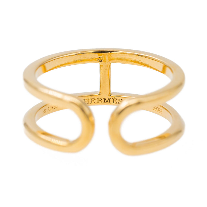 Hermès-Ring Ever Chaîne d'Ancre Gelbgold