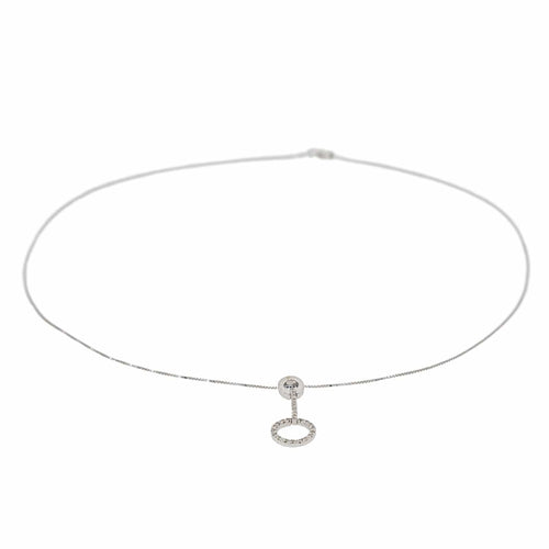 Collier Collier Or blanc Diamant 58 Facettes 3079780CN