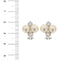 Boucles d'oreilles Boucles d'oreilles perles et diamants 58 Facettes 32450