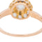 Bague 58 Bague Marguerite Or rose Diamant 58 Facettes 2975748CN
