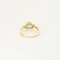 Bague 49 Bague solitaire or jaune et aigue marine 58 Facettes VAN01622