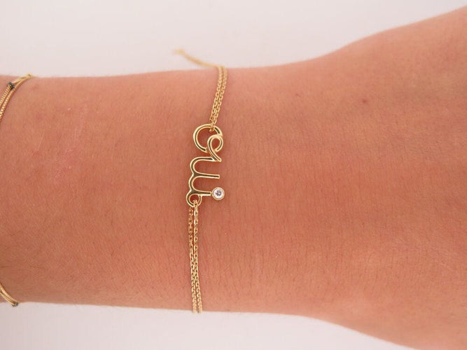 Bracelet bracelet christian DIOR DIORamour or jaune 58 Facettes 261014