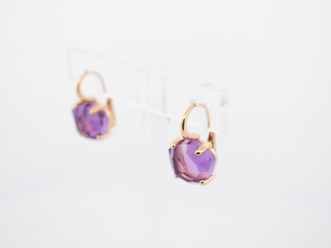 Boucles d'oreilles boucles d'oreilles POMELLATO lola or rose amethyste 58 Facettes 259048