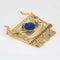 Pendentif Pendentif égyptien Isis vintage Lapis Diamants 58 Facettes G12451