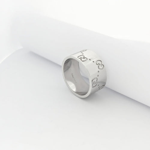 古驰 - 戒指 Icon 白金