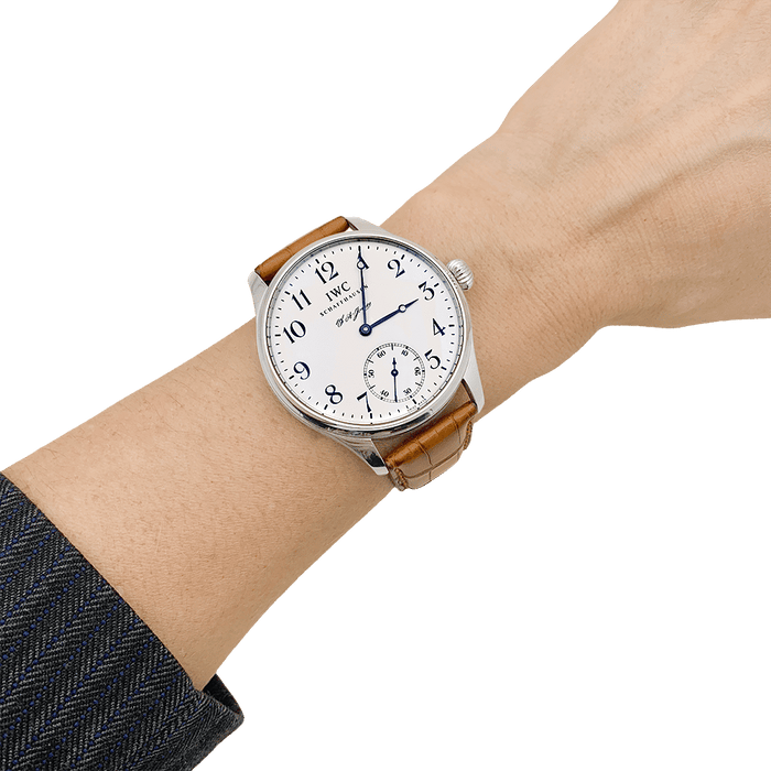 Montre Montre IWC "Portugieser" acier. 58 Facettes 34187