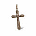 Pendentif Pendentif croix en or rose 58 Facettes 335