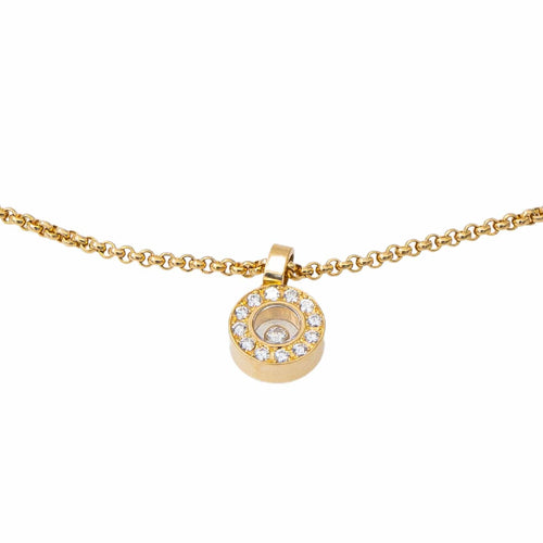 Collier Chopard Collier Pendentif Happy diamonds Or jaune Diamant 58 Facettes 2934380CN