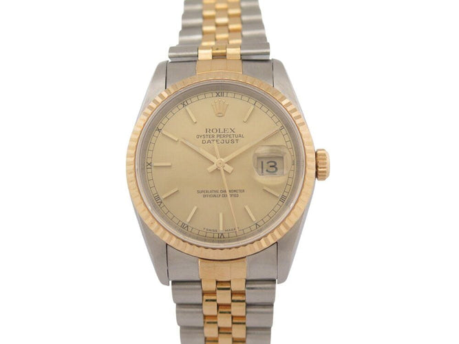 Montre vintage montre ROLEX datejust 16233 jubilee 36mm automatique or 18k & acier 58 Facettes 268501