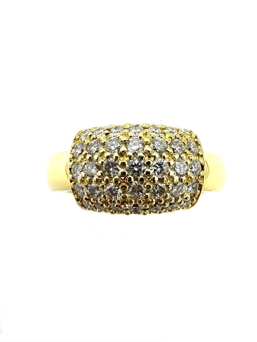 Bague 51 PIAGET. Collection "Dancer", bague or jaune 18K et diamants 58 Facettes