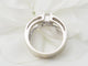Bague 56 Bague solitaire en or blanc et diamant 0.55ct 58 Facettes 33137