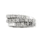 Bague 59 Bague triple rivière avec diamants 0,48 ct 58 Facettes 30234