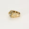 Bague 60 Bague or jaune et gris, diamants 58 Facettes FOU1150