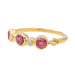 Bague 56 Bague Alliance Or jaune Rubis 58 Facettes 2991938CN