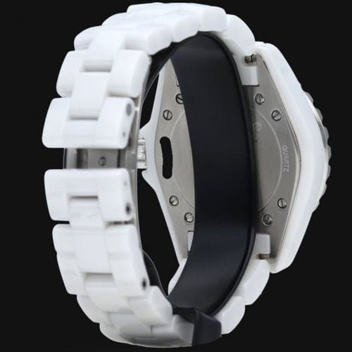 Montre Montre Chanel J12 33 mm Blanc Fantôme 58 Facettes MT41313