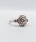 Bague 52 Bague marguerite art deco or blanc 18k et 1,02 carats diamant taille ancienne (circa 1940) 58 Facettes A05086