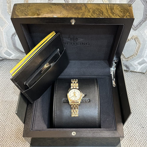 Montre Montre Breitling Galactic Dame - Or rose 18 carats - Quartz - 29 mm - 2019 - Ensemble complet 58 Facettes FB10217