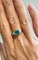 Bague 53 Bague émeraude moderne 58 Facettes
