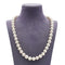 Collier Collier de perles japonaises avec fermoir en or blanc 58 Facettes 17651