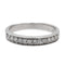 Bague 48 Bague Demi alliance Or blanc Diamant 58 Facettes 2406273CN