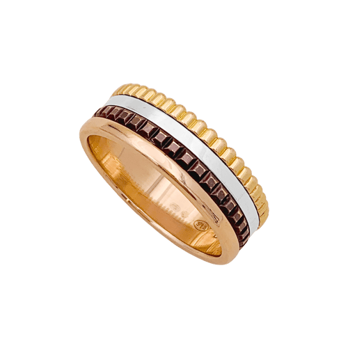 Bague 56 Bague Boucheron, "Quatre Classique Small", 3 ors, PVD. 58 Facettes 34643