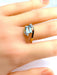 Bague 58 Bague or jaune aigue-marine et diamants 58 Facettes AB372