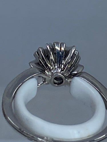 Bague 59 Bague Margueritte en Or blanc & Diamants 58 Facettes
