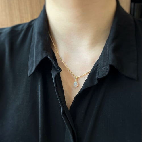 Collier Collier pendentif - Or jaune & Opale 58 Facettes 250108R