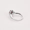 Bague 50 Bague en or blanc, rubis et diamants 58 Facettes LJ34